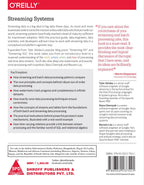 Streaming Systems by Tyler Akidau, Slava Chernyak, Reuven Lax, back cover