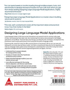 Designing Large Language Model Applications (Full Colour Edition) by Suhas Pai, back cover