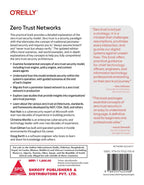 Zero Trust Networks, 2nd Edition by Razi Rais, Christina Morillo, Evan Gilman, Doug Barth, back cover