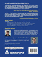 Machine Learning System Design Interview: An Insider's Guide (Grayscale Indian Edition) by Ali Aminian, Alex Xu, back cover